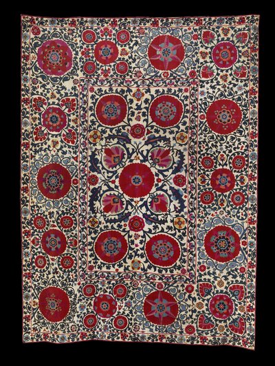 Shakhrisyabz Suzani, ca. 1800 door School Uzbek