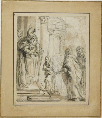 Presentatie van de Maagd door School of Peter Paul Rubens