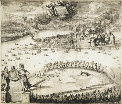 Inname van het Zweedse Nöteburg-fort door Russische troepen op 11 oktober 1702, 1703 door Schoonebeek