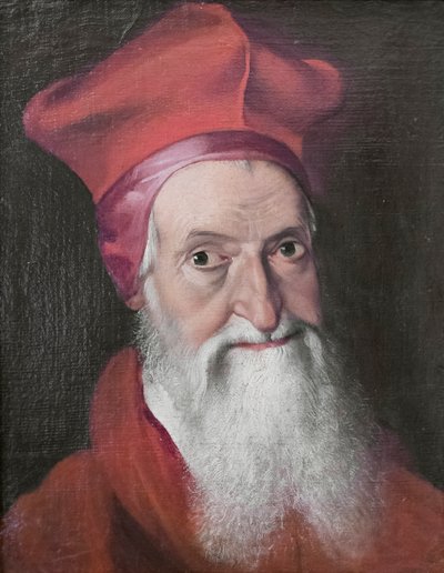 Portret van kardinaal Domenico Morone door Scipione (1550 98) Pulzone