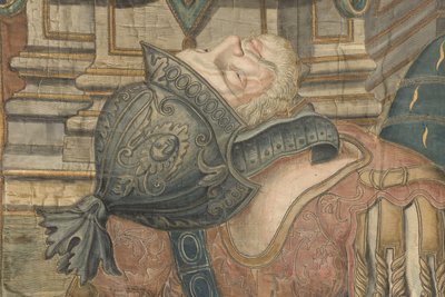 Il Gonfalone di Milano, (detail) door Scipione and Posterla Camillo da Delfinone