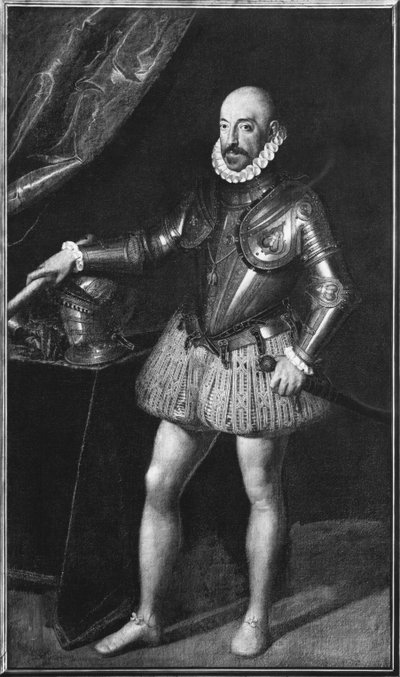 Marcantonio II Colonna, triomfantelijke overwinnaar van Lepanto door Scipione Pulzone