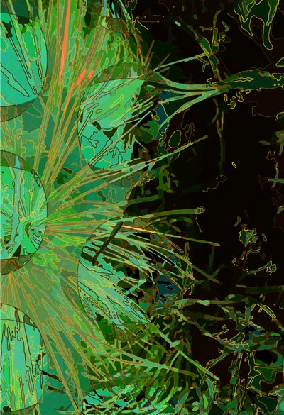 Artisjok_abst_vert2 door Scott J. Davis