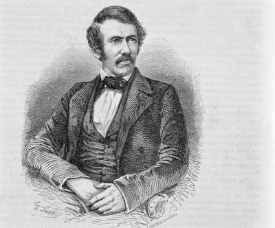 David Livingstone (1813-1873) gegraveerd door S. Pannemaker door Scottish School