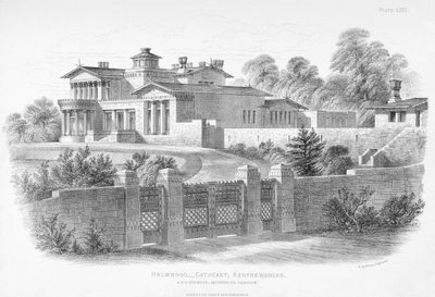 Buitenaanzicht van Holmwood, Glasgow door Scottish School