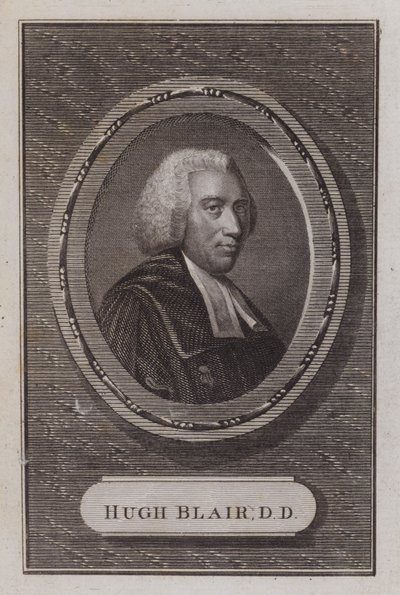 Hugh Blair, Schotse geestelijke (gravure) door Scottish School