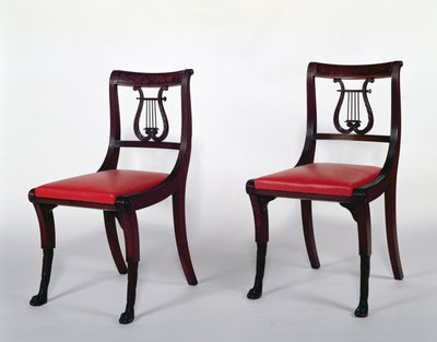 Stoelen uit de Duncan Phyfe-werkplaats, 1810-20 door Scottish School