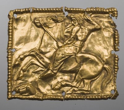 Scythische kunst: Plaque met jachtscène door Scythian