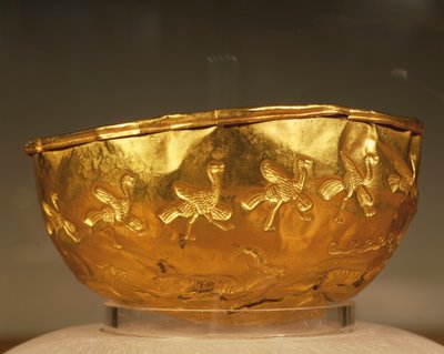Gouden beker, Scythisch (7e eeuw v.Chr.) door Scythian
