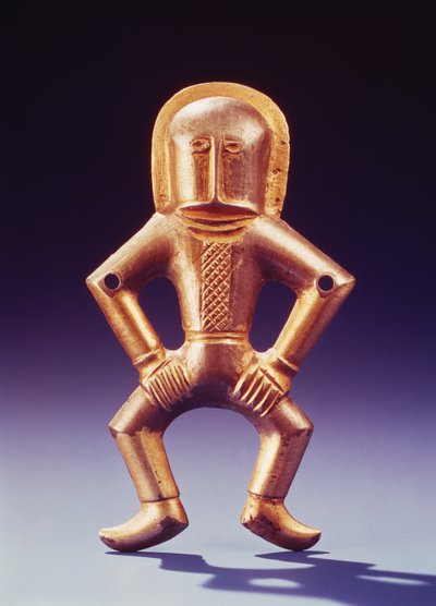 Nomade te paard (verguld zilver) door Scythian