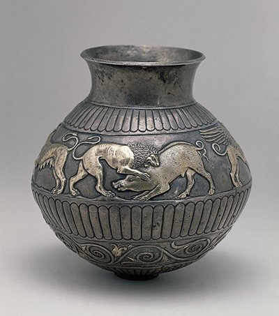 Vaatwerk, Kul-Oba Kurgan (zilver) door Scythian