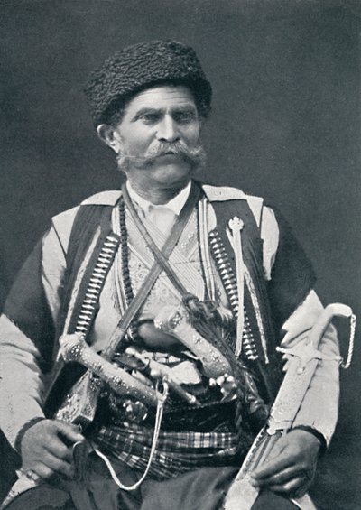 Een Montenegrijn, 1912 door Sebah