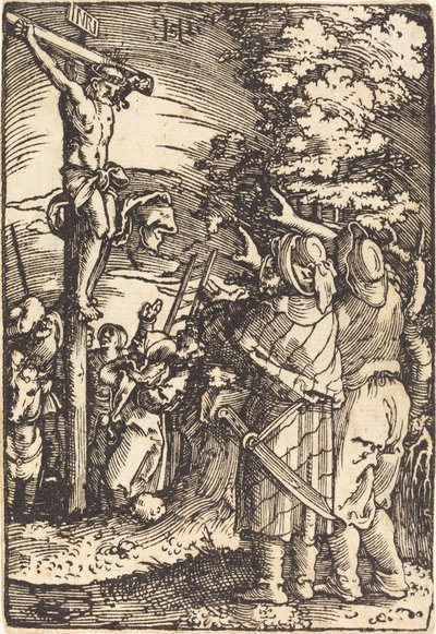 Christus aan het Kruis door Sebald Beham