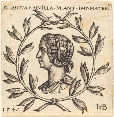 Domitia Calvilla door Sebald Beham