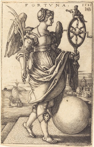 Fortuin door Sebald Beham
