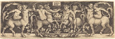 Fries met centauren door Sebald Beham