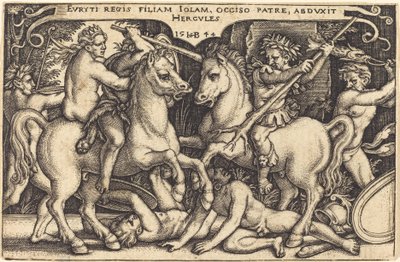 Hercules en Iole door Sebald Beham
