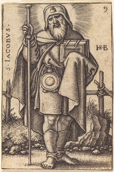 Jacobus de Oudere door Sebald Beham