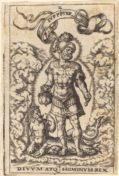 Jupiter door Sebald Beham