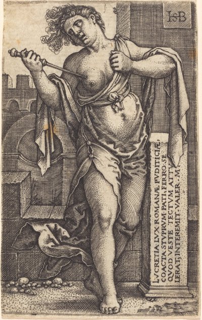 Lucretia Staand door Sebald Beham