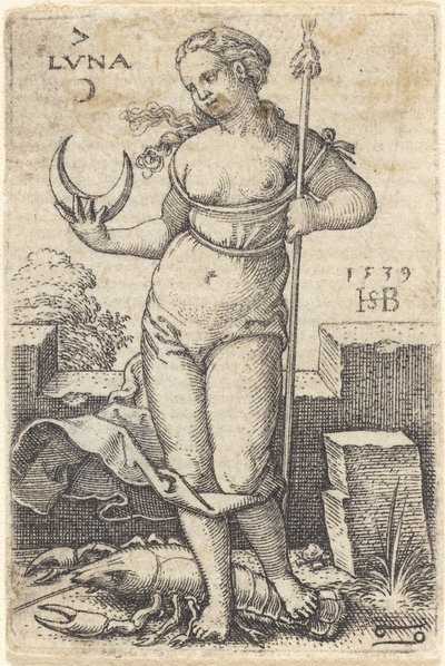 Luna door Sebald Beham