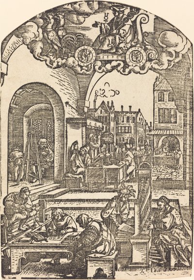 Mercurius door Sebald Beham