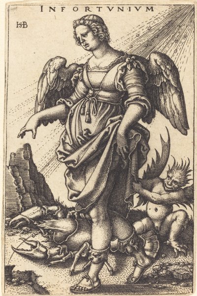 Ongeluk door Sebald Beham