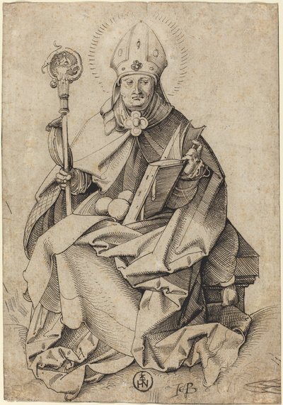 Sint Nicolaas door Sebald Beham