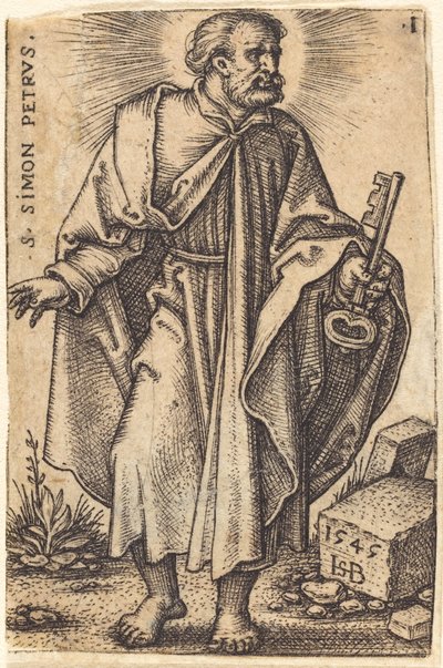 Simon Petrus door Sebald Beham