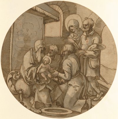 De besnijdenis door Sebald Beham
