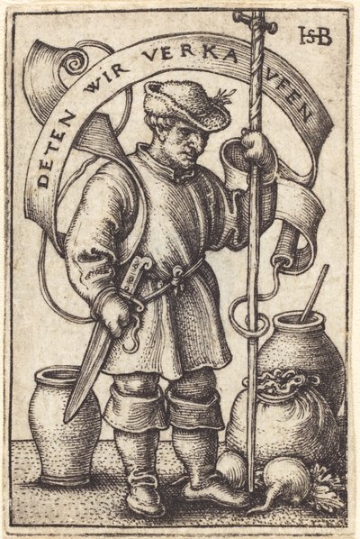 De marktboer door Sebald Beham