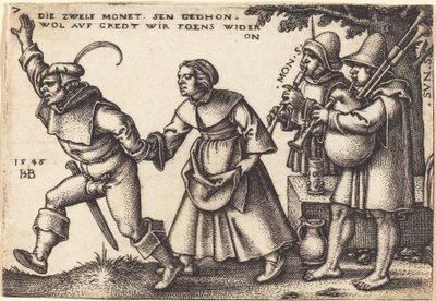 Het Einde van het Jaar door Sebald Beham