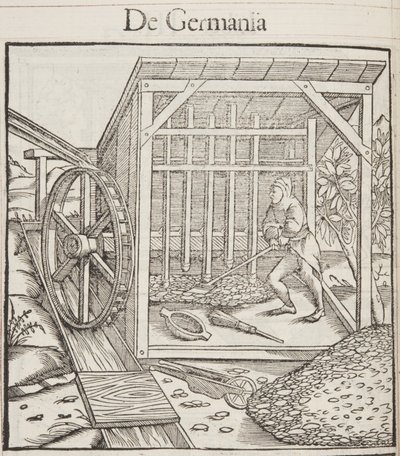 Cosmographia, detail van Fol 43 door Sebastian Munster