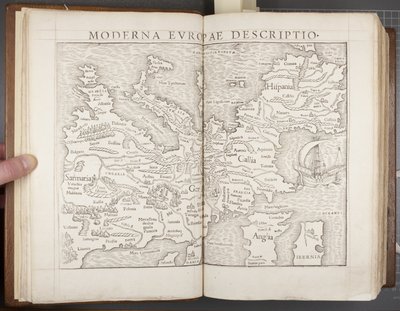 Europa, uit Cosmographia, 1544 door Sebastian Munster