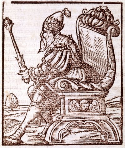 Qubilai (Kubilai Khan, eerste keizer van de Mongoolse Yuan-dynastie) door Sebastian Munster