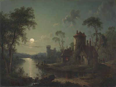 Rivierscène door Sebastian Pether