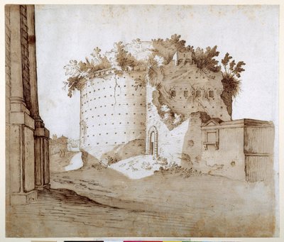 Een Mausoleum door Sebastian Vrancx