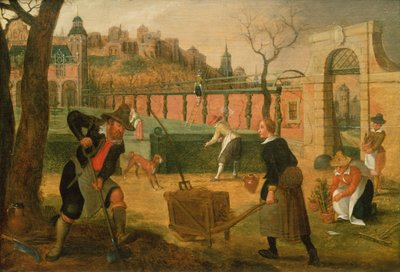 Tuinmannen aan het Werk door Sebastian Vrancx
