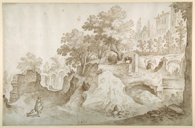 Romeinse ruïnes door Sebastian Vrancx