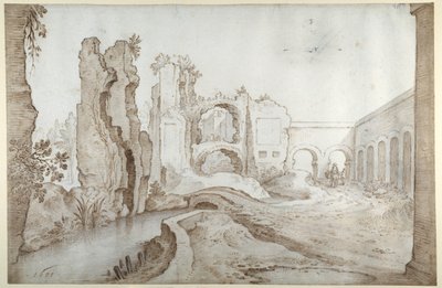 Ruïnes van de Thermen van Titus door Sebastian Vrancx