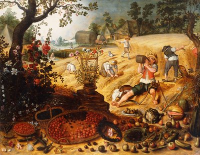 De vier seizoenen - Zomer door Sebastian Vrancx