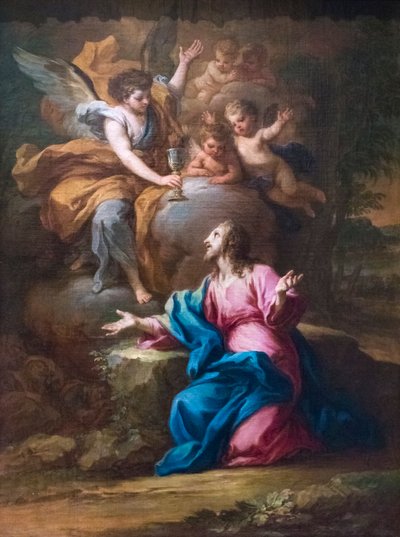 Christus in de Hof van Getsemane door Sebastiano Conca