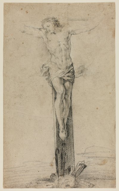 Christus aan het kruis door Sebastiano Conca