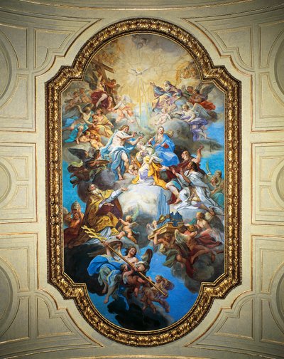 Kroning van Sint Cecilia door Sebastiano Conca