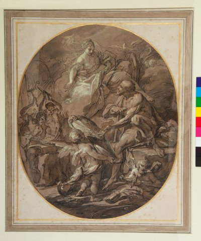 Venus bij de smidse van Vulcanus door Sebastiano Conca
