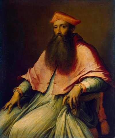 Portret van kardinaal Reginald Pole door Sebastiano Piombo del