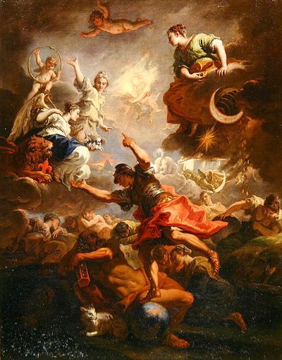 Allegorie van Toscane, c.1706 door Sebastiano Ricci