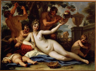 Bacchante en saters door Sebastiano Ricci