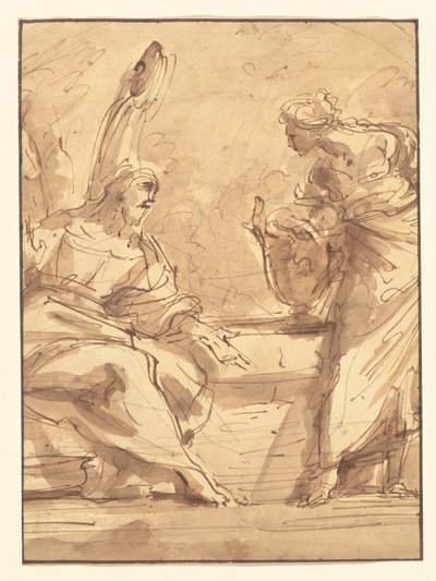 Christus en de Samaritaanse vrouw door Sebastiano Ricci