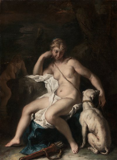 Diana en haar hond, c.1717-20 door Sebastiano Ricci